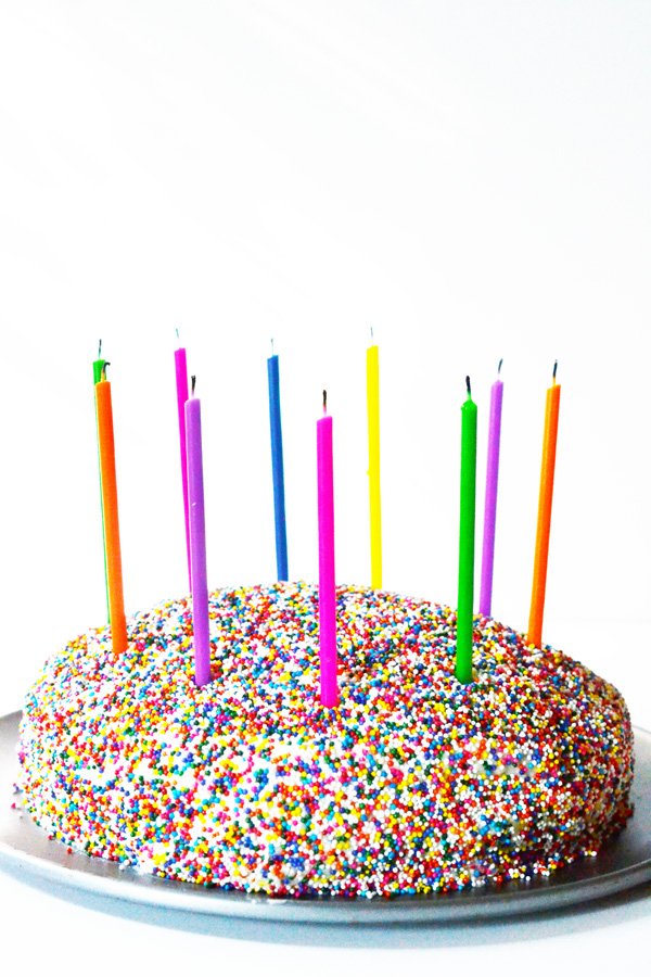 Sprinkle Covered Birthday Cake Natalie Paramore