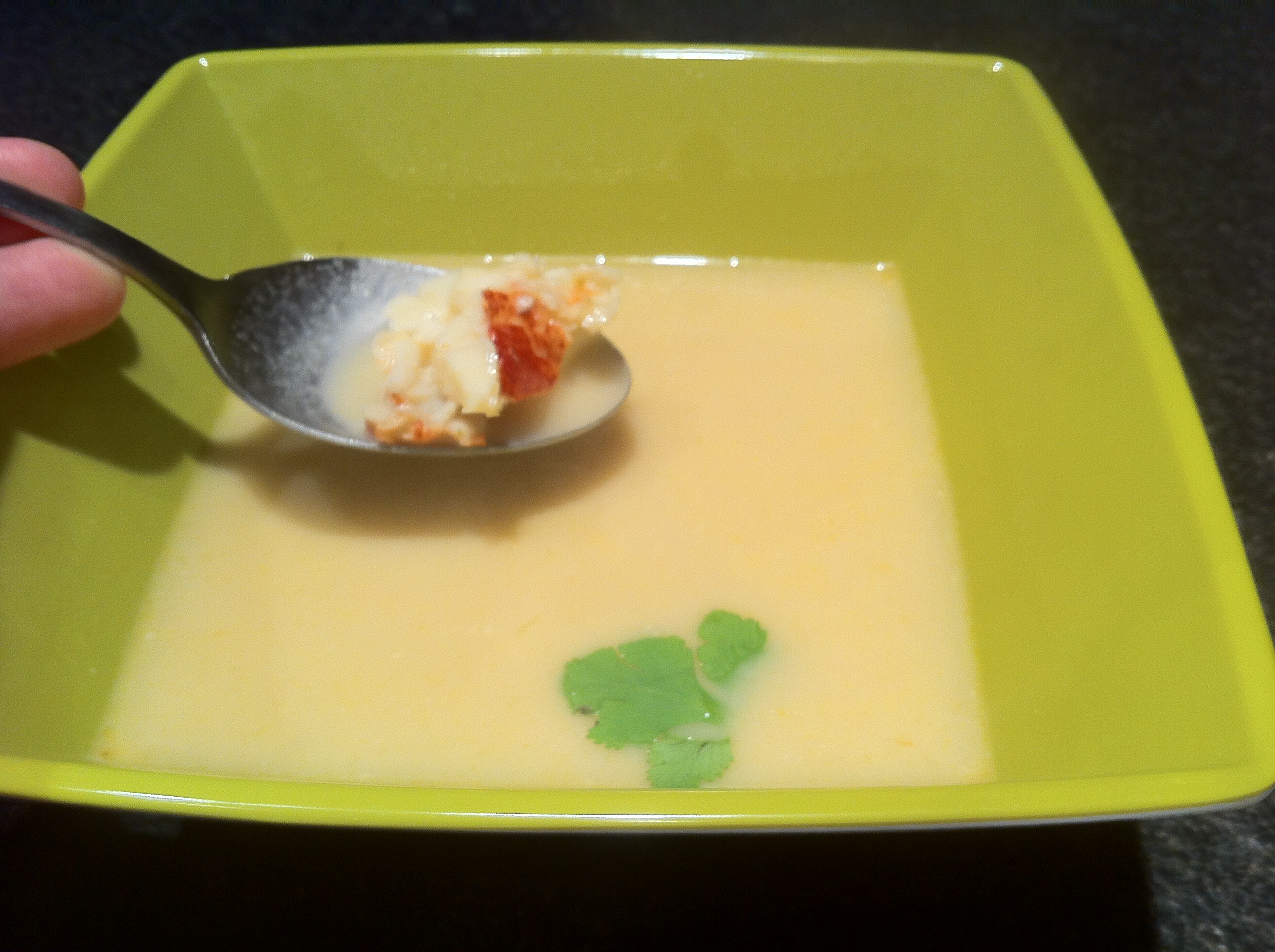 Coconut Curry Lobster Bisque Natalie Paramore