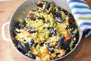 Spicy Seafood Paella_Food Fetish