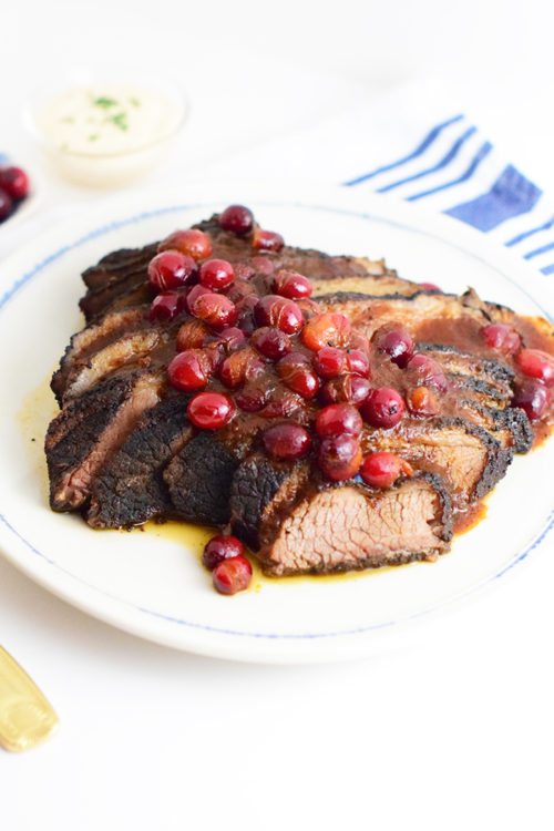 Bourbon Braised Brisket with Cranberry Sauce Natalie Paramore