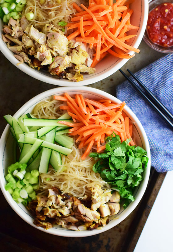 Gilled Chicken Vermicelli Bowl Recipes_Natalie Paramore