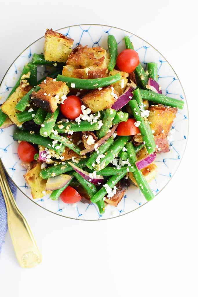 Green Bean Panzanella Salad Recipe_Natalie Paramore