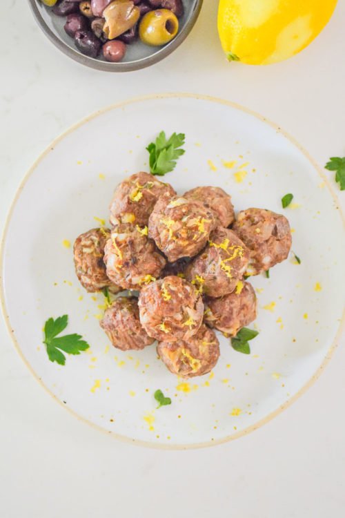 Homemade Greek Lamb Meatballs Recipe