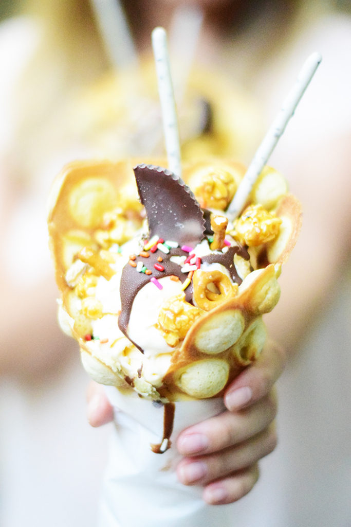 How To Make A Hong Kong Style Bubble Cone With Ice Cream - Natalie Paramore