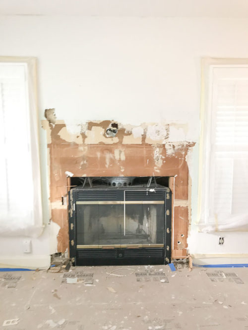 Our Home Renovation Part 2 Fireplace